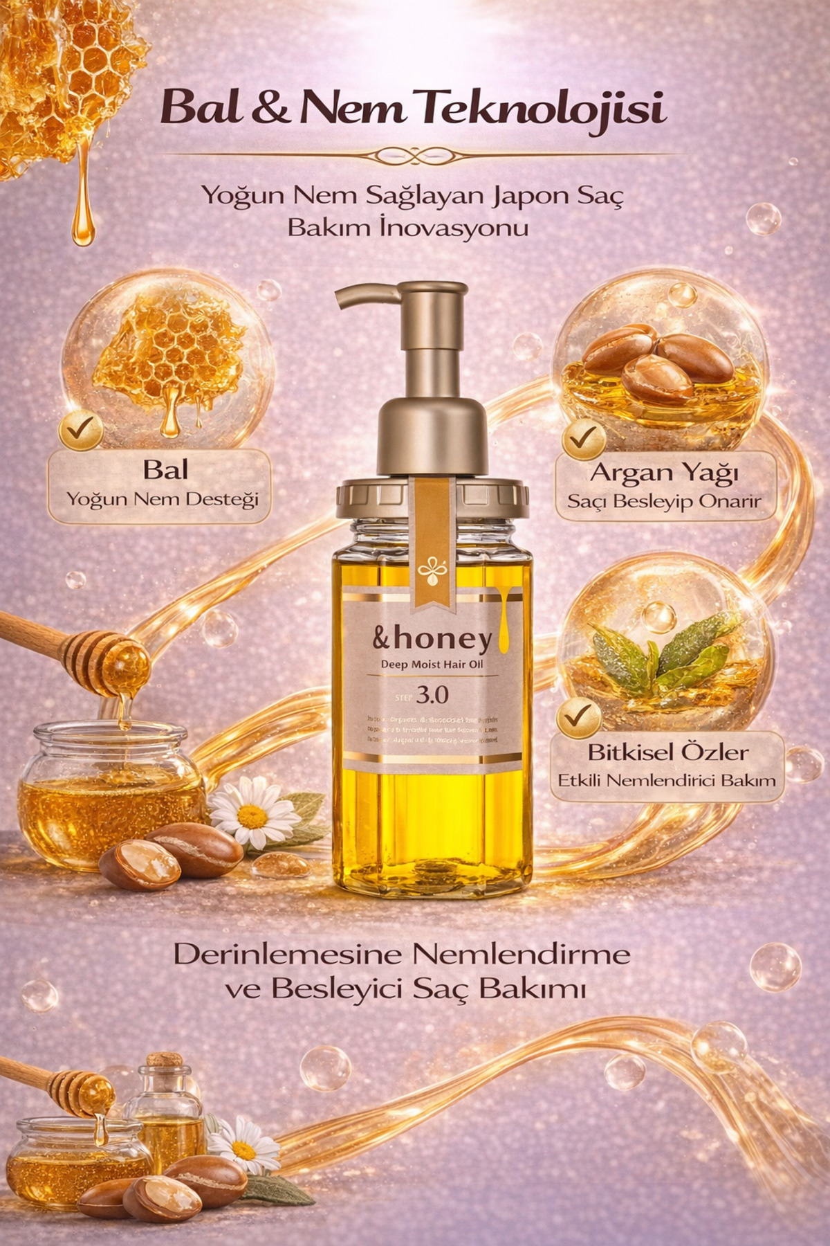 روغن موی مرطوب کننده عمیق ۳.۰، روغن مراقبت از مو، ۱۰۰ میلی لیتر، روغن موی مرطوب کننده قوی — ۴۵۸۹۵۴۶۸۹۰۷۹۶ — تصویر 2 از 5