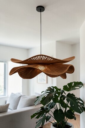 kepalight Bohem Avize, Rustik Avize, Jüt Avize, Doğal Avize, Hasır Örgü Avize...