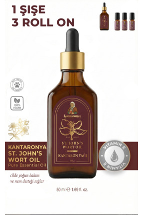 Kantaronya 1 Adet Şişe 3 Roll-on - Paylaşım Seti