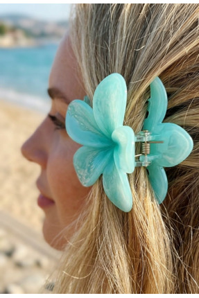 ADeN Accessories & Punch 2'li Lotus Çiçek Mandal Toka Seti - Yazlık Canlı Ren...