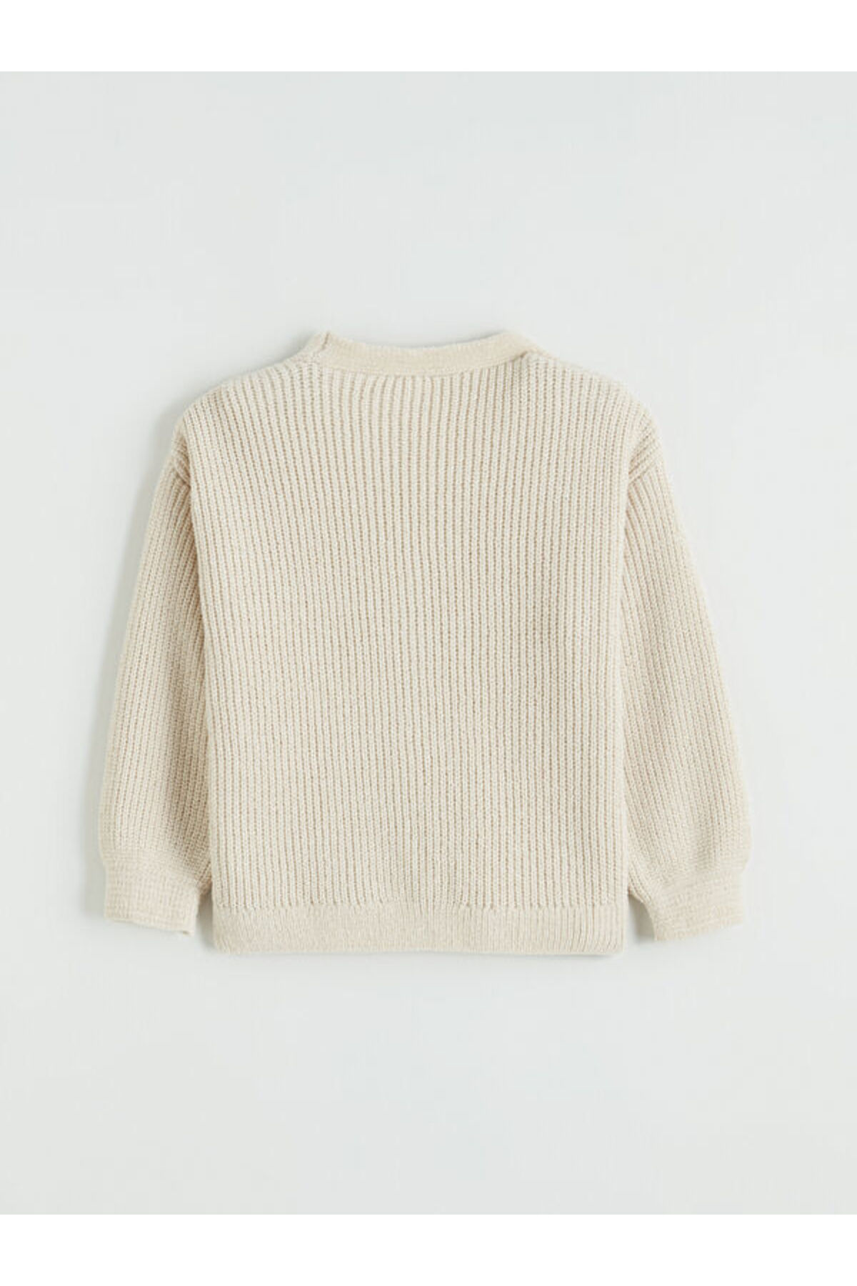 LC Waikiki Shining Store'dan Işıltılı Seçimler V Dikim Payet İşlemeli Kız Çocuk Triko Hırka fotoğrafı 3 (önizleme)