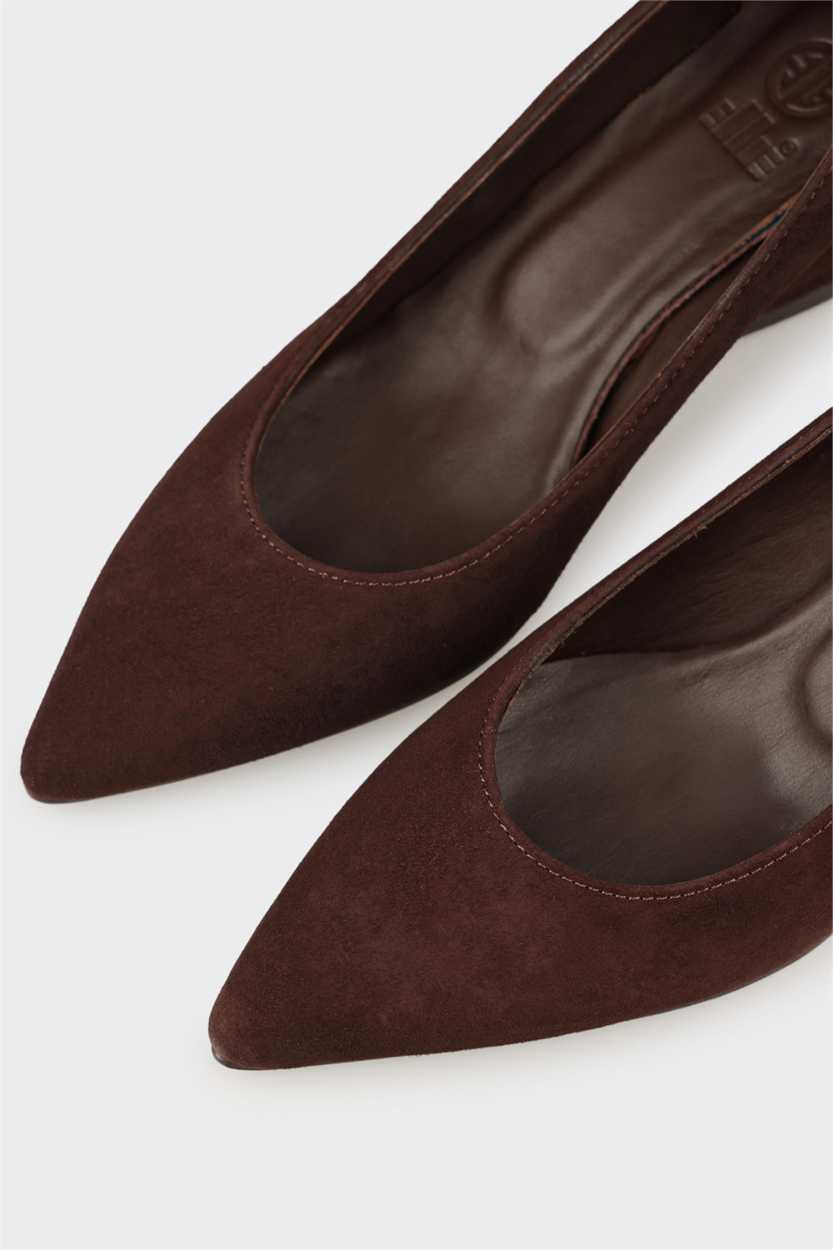 Elle Shoes Kahve Deri Kadın Ayakkabı görsel 4