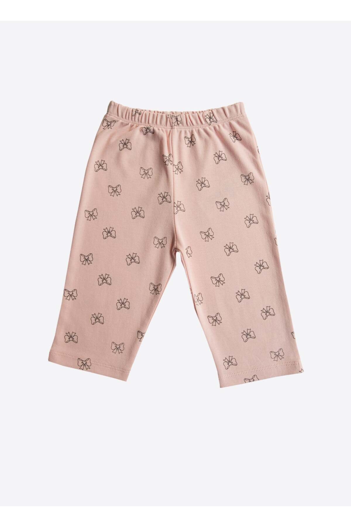 kitikate Organik Fiyonk 2'li Pijama Takımı Pembe fotoğrafı 3 (önizleme)