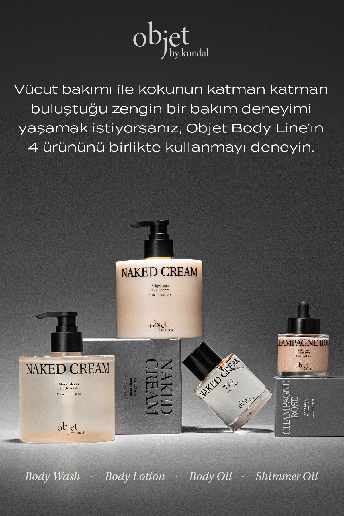 Yaşlanma Karşıtı Saten Bitişli Vücut Losyonu Silky Gleam Body Lotion (Naked Cream) — 9174 — تصویر 7 از 9