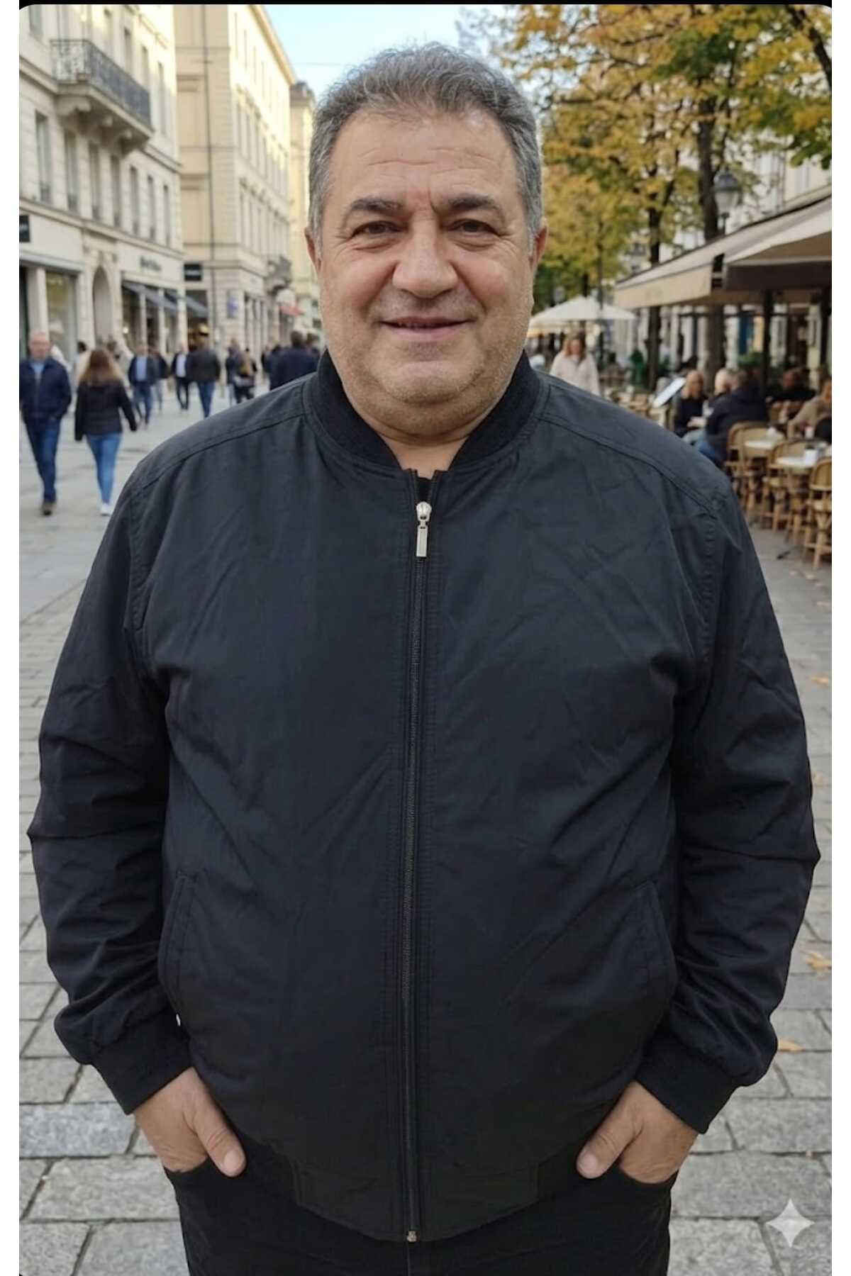 BİGASTİN BATTAL BEDEN ALT KISMI VE KOLLARI RİBANALI ERKEK MEVSİMLİK MONT
