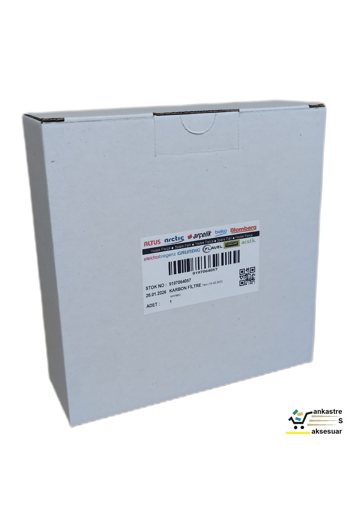 Beko BDE 6030 SR Siyah Davlumbaz Karbon Filtre 1Çift Bacasız
