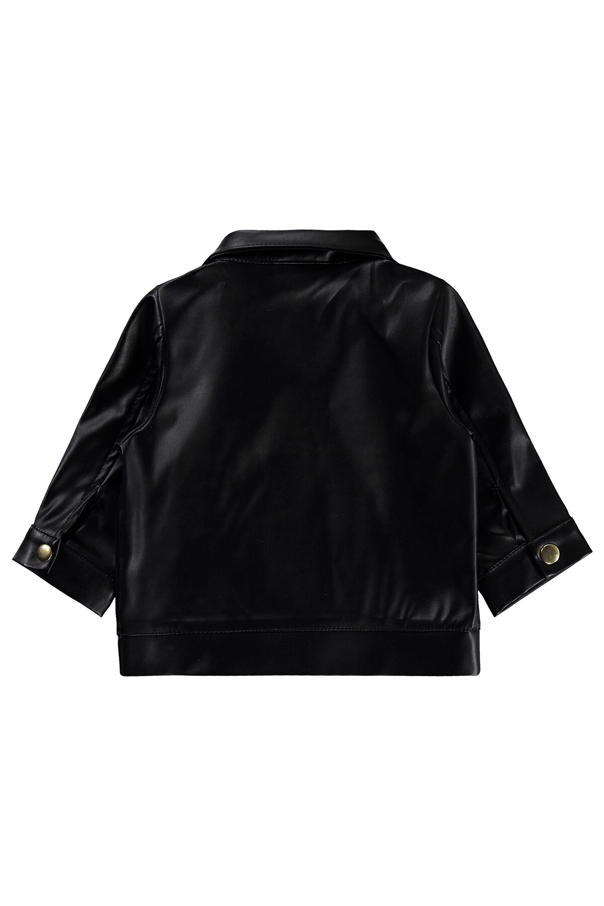 Civil Baby Deri 6-18 Ay Ceket - Siyah 9-12 Ay fotoğrafı 2 (önizleme)