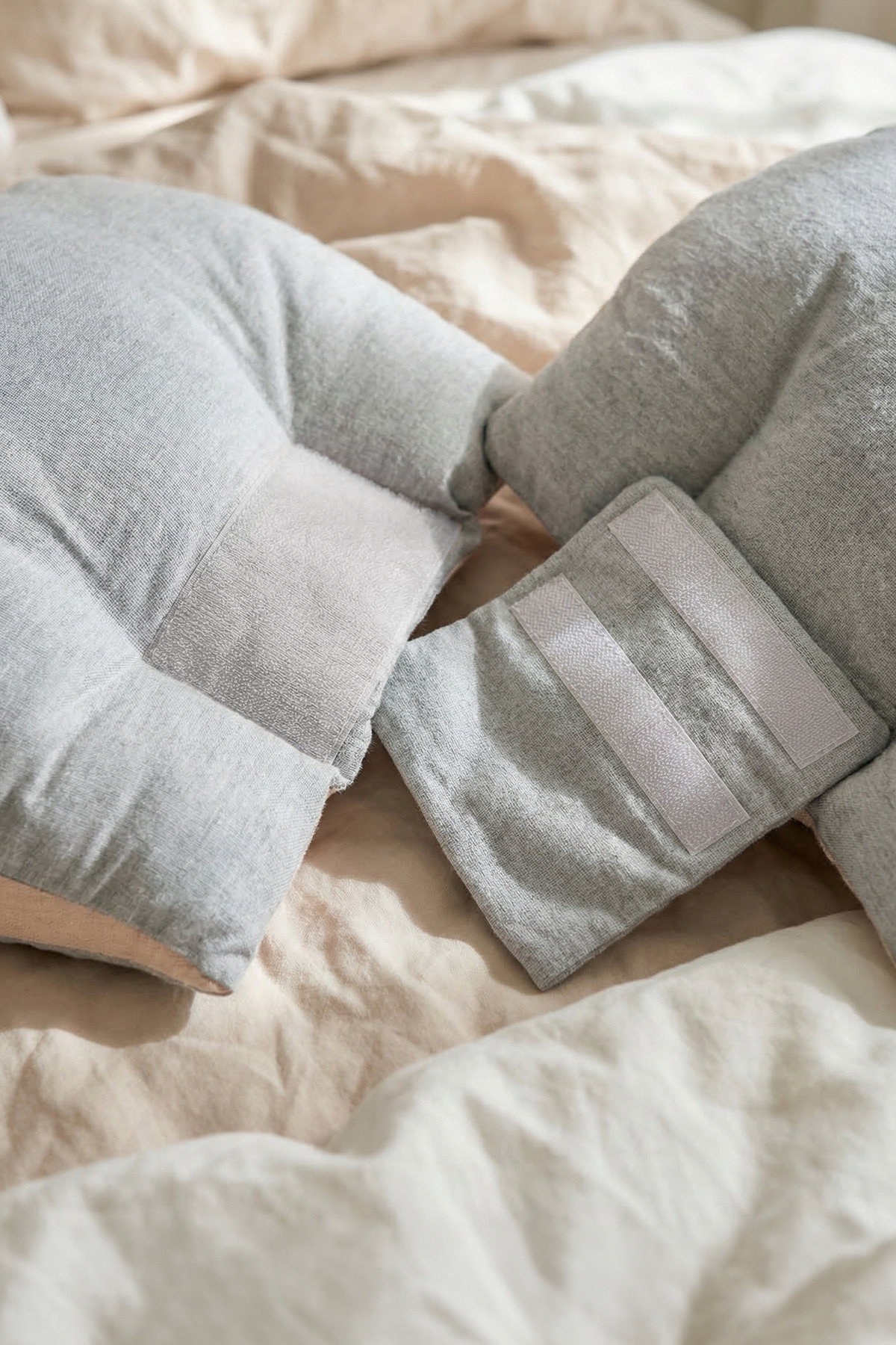 HAMUR Hamile Cırtlı Ayarlanabilir Bel Karın Destek Yastığı Yıkanabilir Kılıflı Bebek Uyku Minderi fotoğrafı 5 (önizleme)