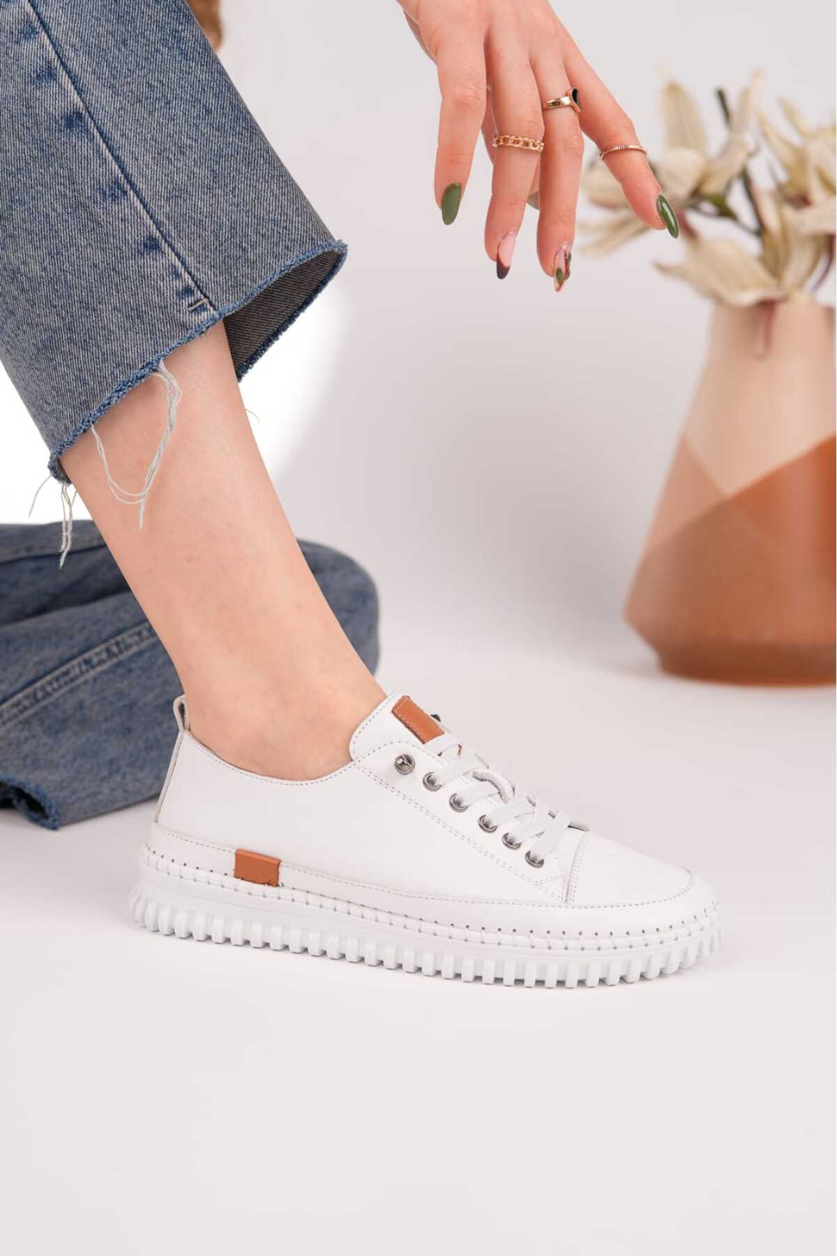 Genuine Leather Women's Casual Shoes SY0509