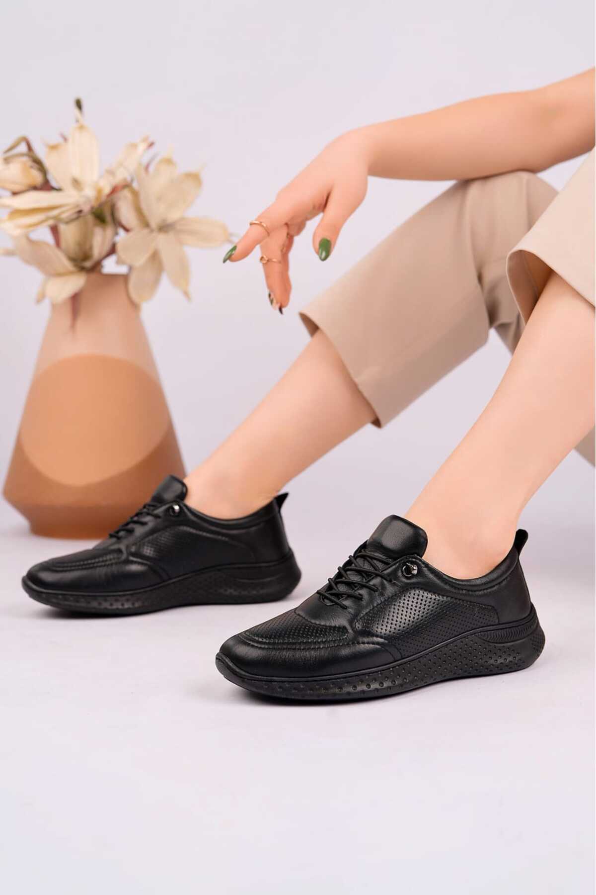 Genuine Leather Women's Casual Shoes SY2367