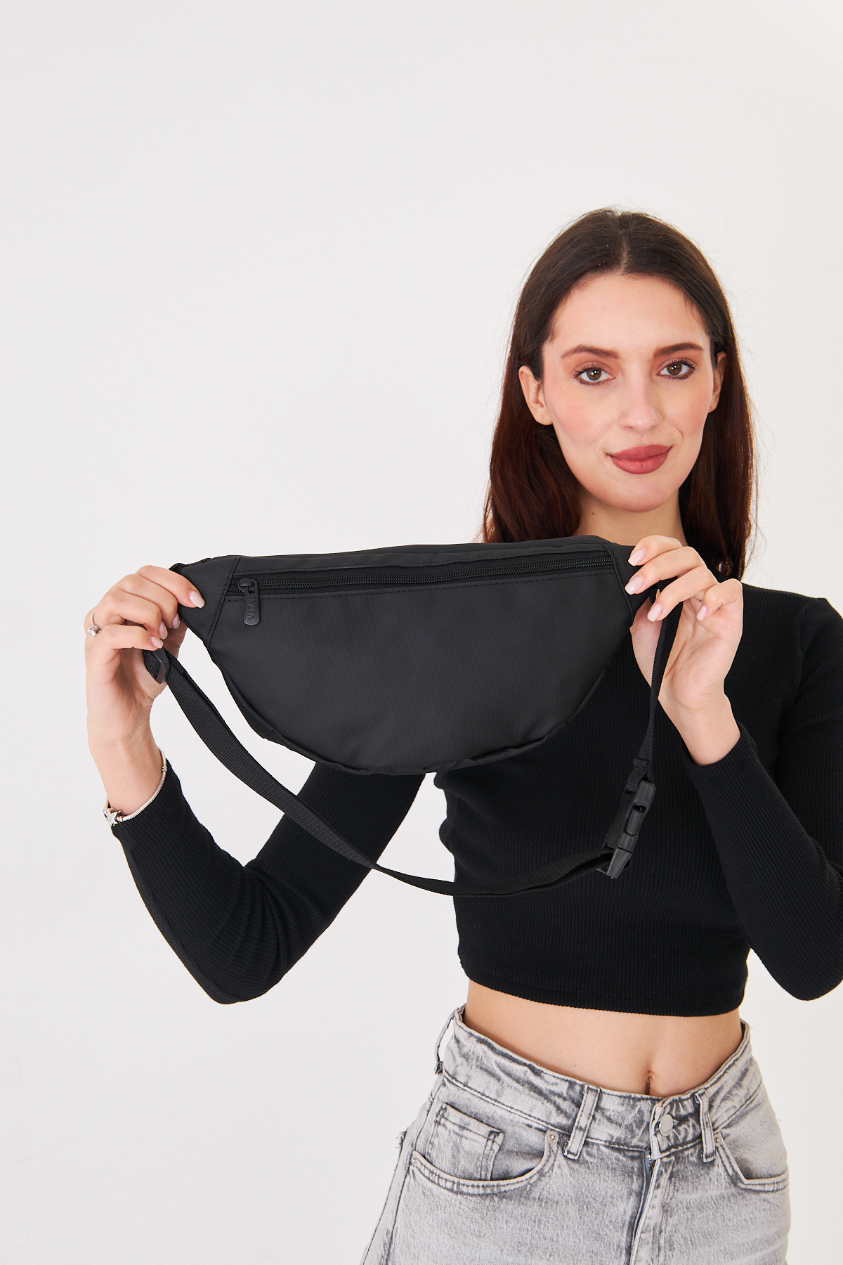 Superbag 2 Bölmeli Çapraz Askılı Bel ve Omuz Çantası Unisex Günlük Kullanım Çantası görsel 8