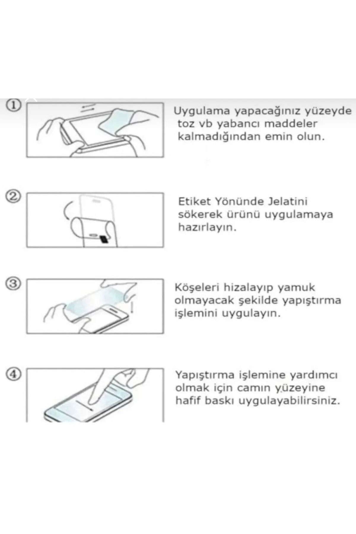 Xiaomi Redmi Uyumlu Tam Kaplayan Cam Antistatik Ekran Koruyucu Premium Kalite - görsel 5
