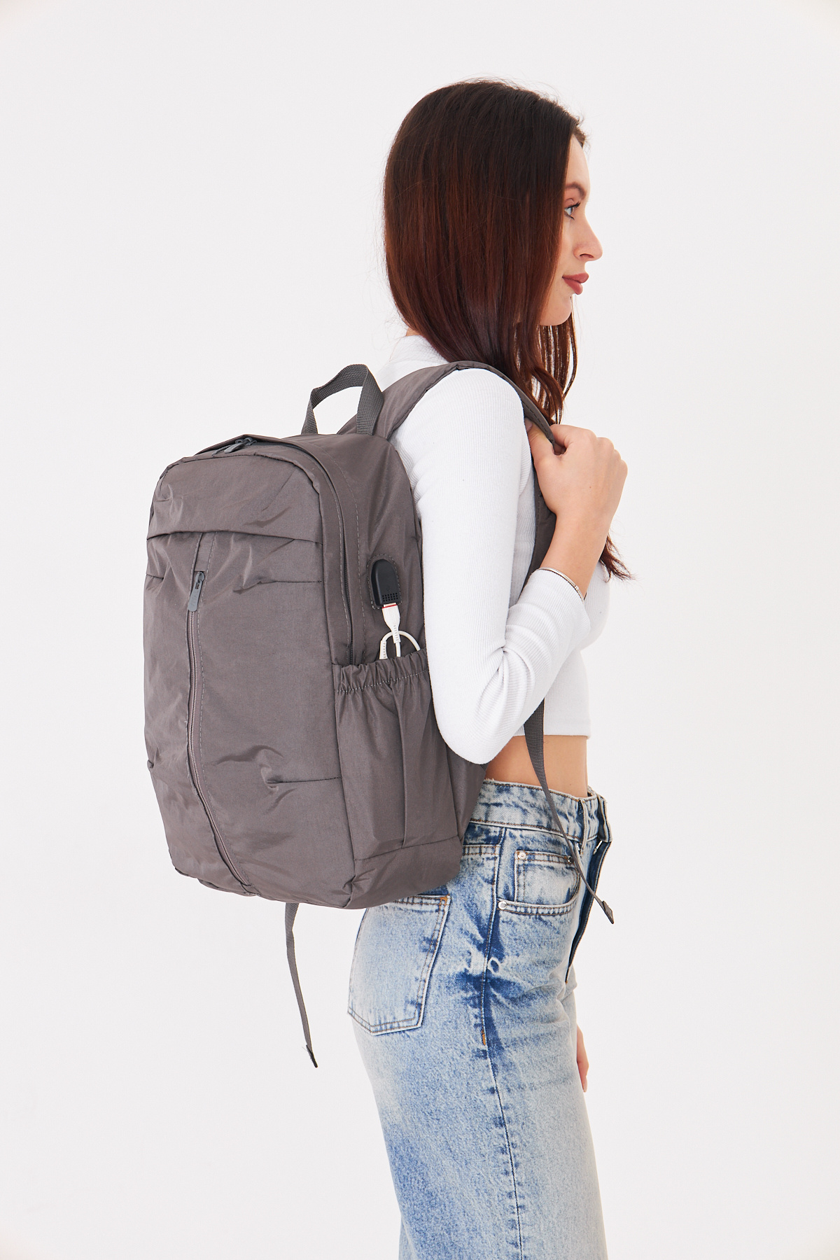 Superbag Su İtici Kumaş Laptop Sırt Çantası 15.6 İnç Uyumlu Korumalı Notebook Günlük Çanta görsel 3