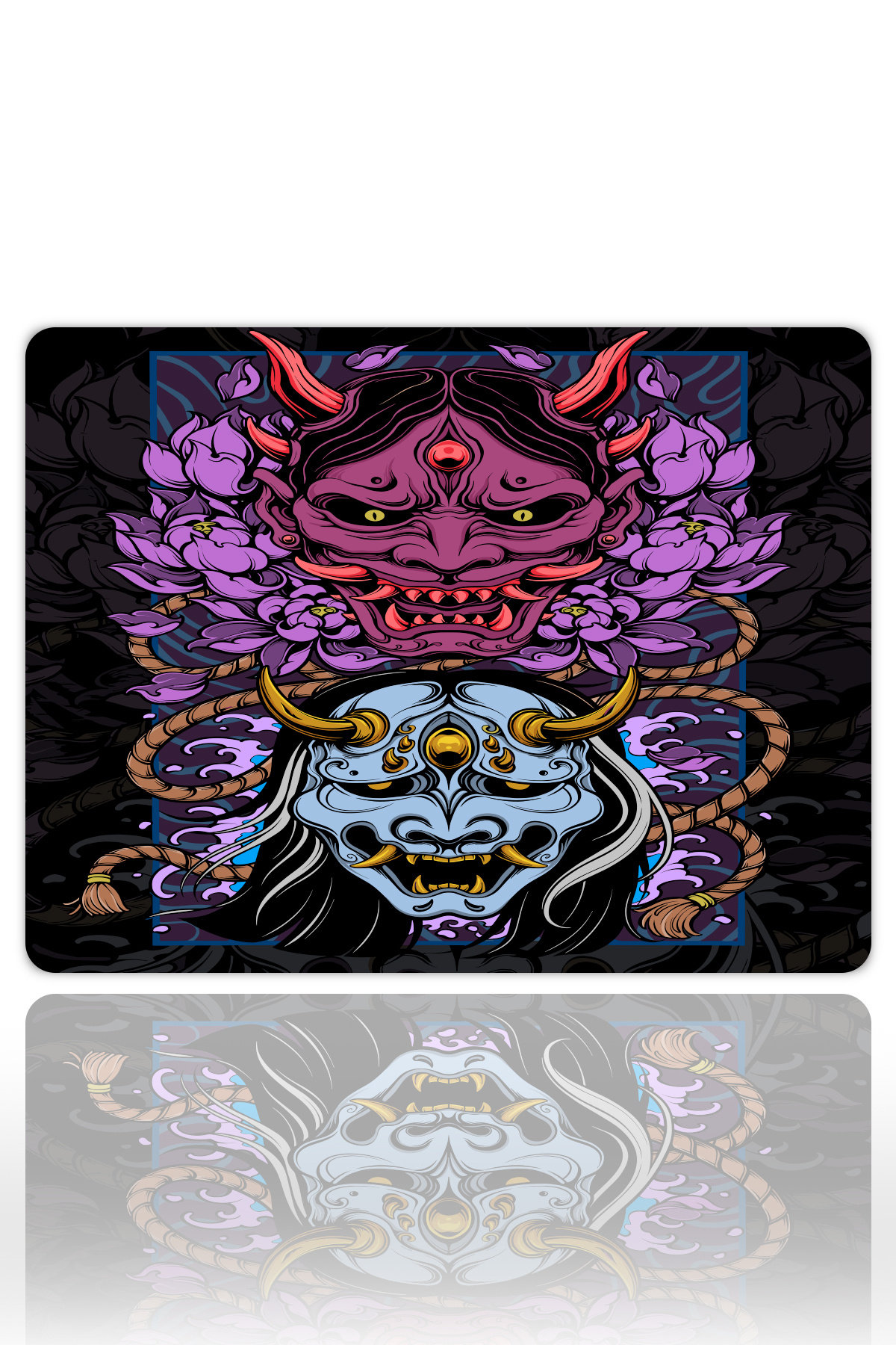urzuva Warrior Oni Gaming Oyuncu XXL Mouse Pad Kaydırmaz Dikişli