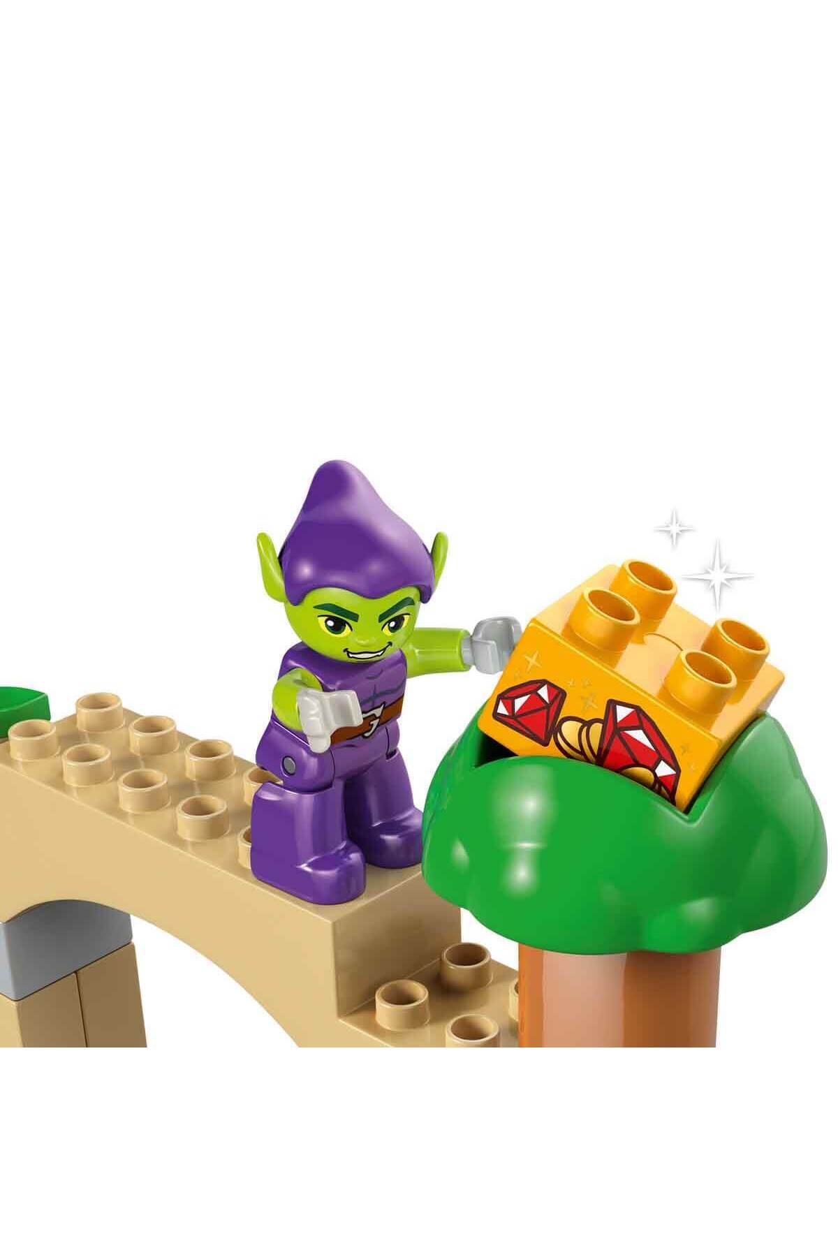LEGO DUPLO Marvel Dinozor Spidey-Rex, Yeşil Goblin’e Karşı 10463 - 2 Yaş ve Üzeri Çocuklar için Yara fotoğrafı 6 (önizleme)