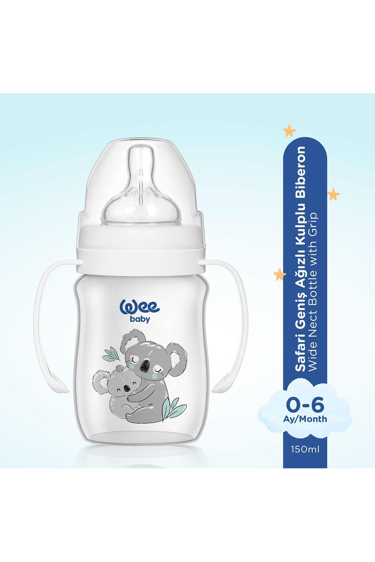 Wee Baby Safari Kulplu PP Biberon 150 ml - Standart