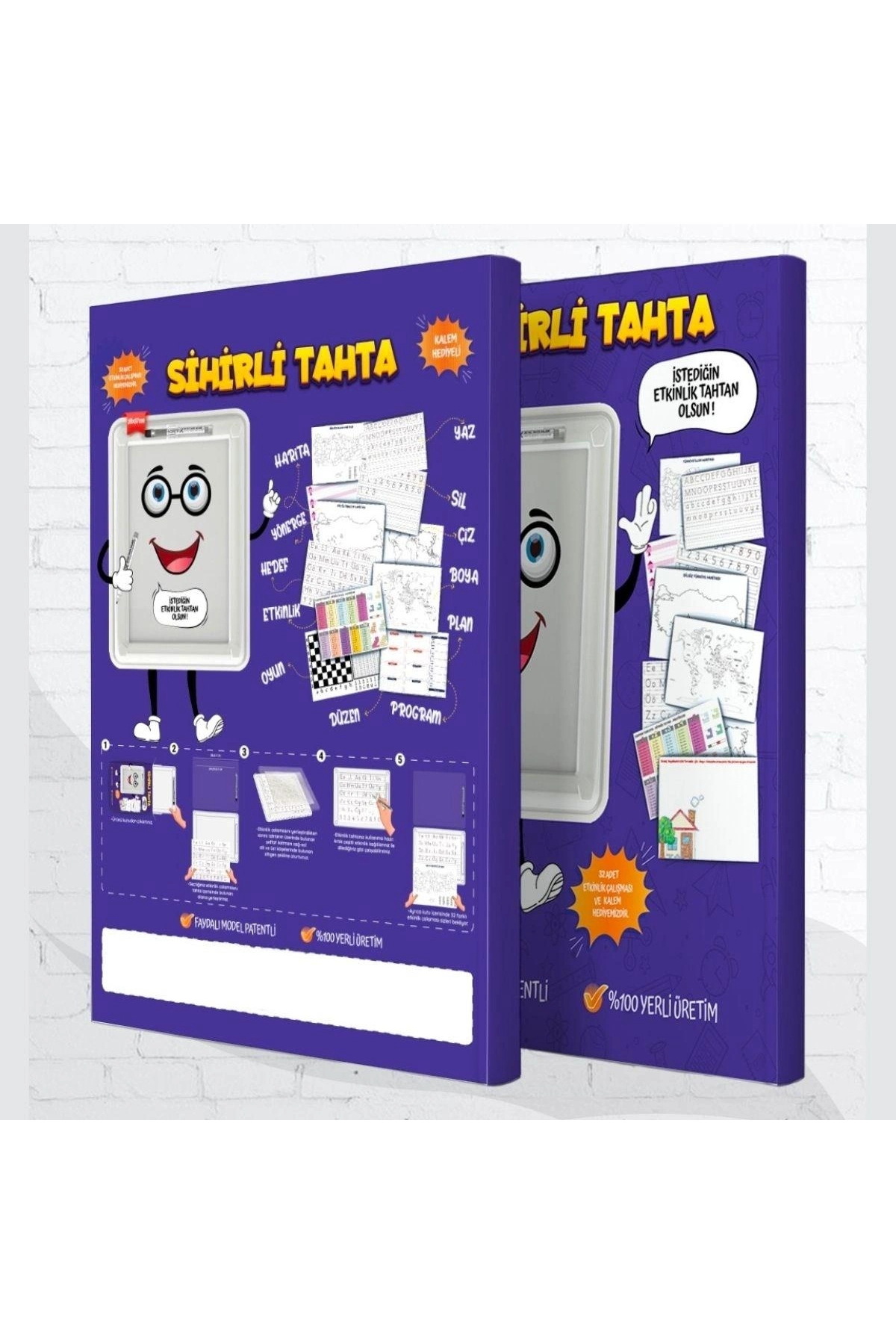 shopwave 32 Farklı Etkinlikli Kalem ve Silgi Hediyeli Eğitici Sihirli Etkinlik Tahtası fotoğrafı 5 (önizleme)