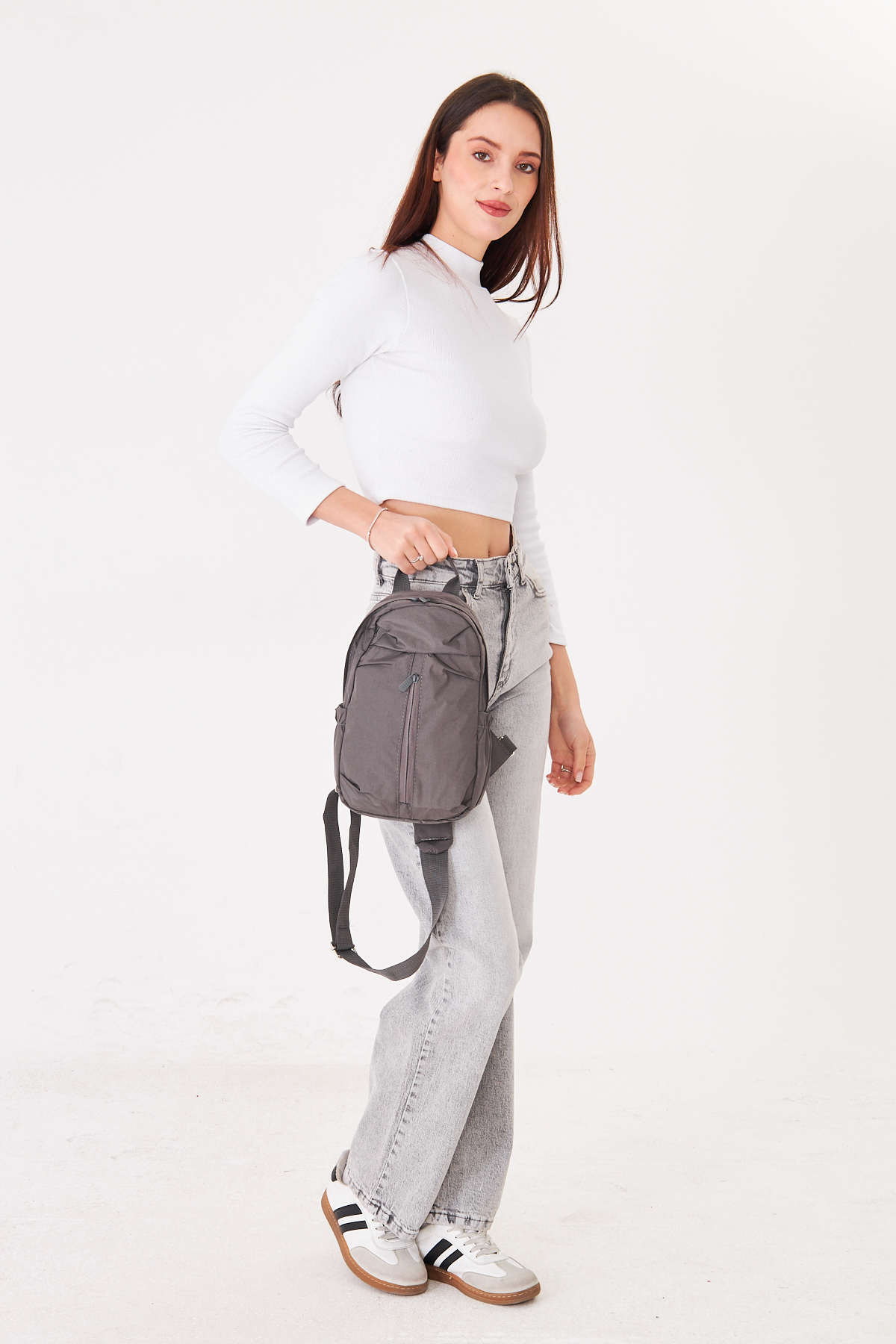Superbag Su İtici Kumaş Çapraz Askılı Omuz ve Bel Çantası Unisex Günlük Kullanım Çanta görsel 8