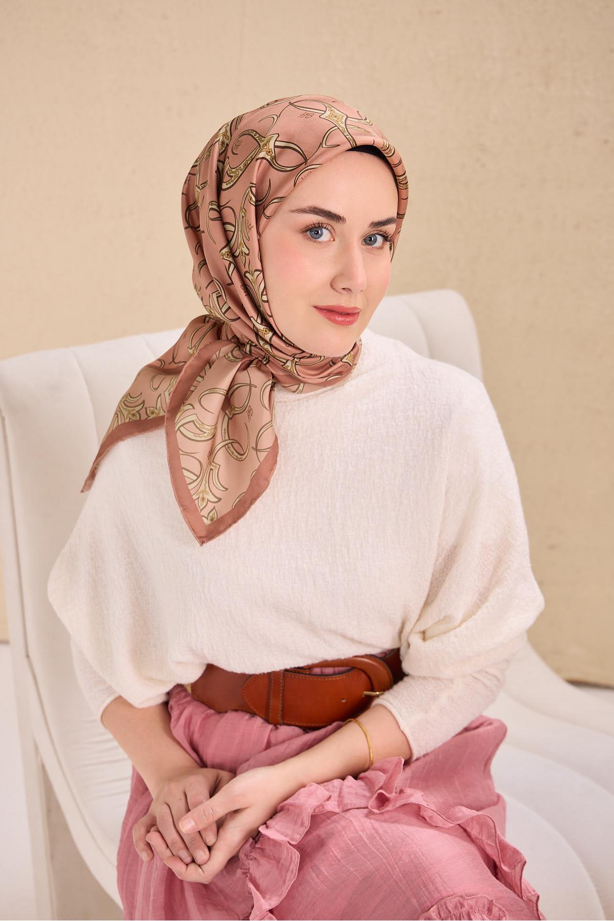 Twill İpek Eşarp 11509-17