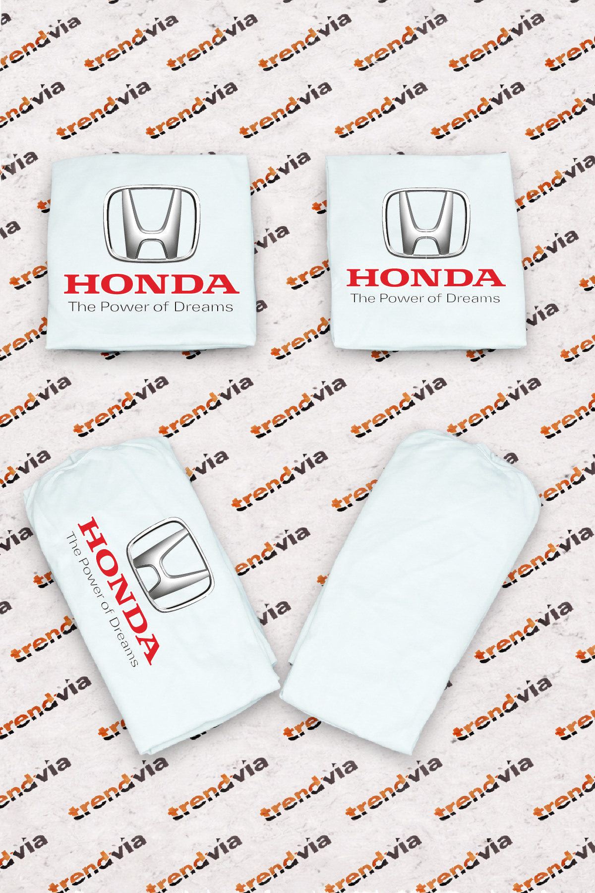 trivexa Honda Logolu Oto Koltuk Kılıfı Ön Arka Set – Penye Likralı Universal Koltuk Koruyucu Servis Kılıfı fotoğrafı 4 (önizleme)