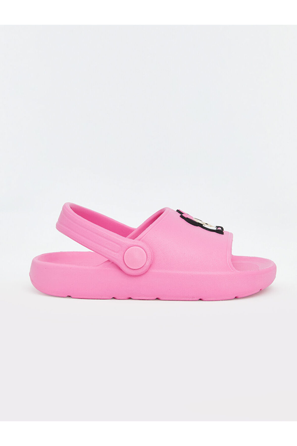 Resim LC Waikiki GÜLİS GİYİM'DEN Pembe Minnie Mouse Baskılı Kız Bebek Terlik 