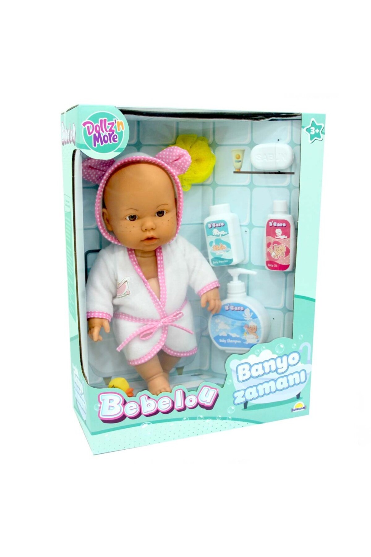 PAZAR DÜNYASI NessiWorldman Bebelou Banyo Zamanı Bebek fotoğrafı 4 (önizleme)