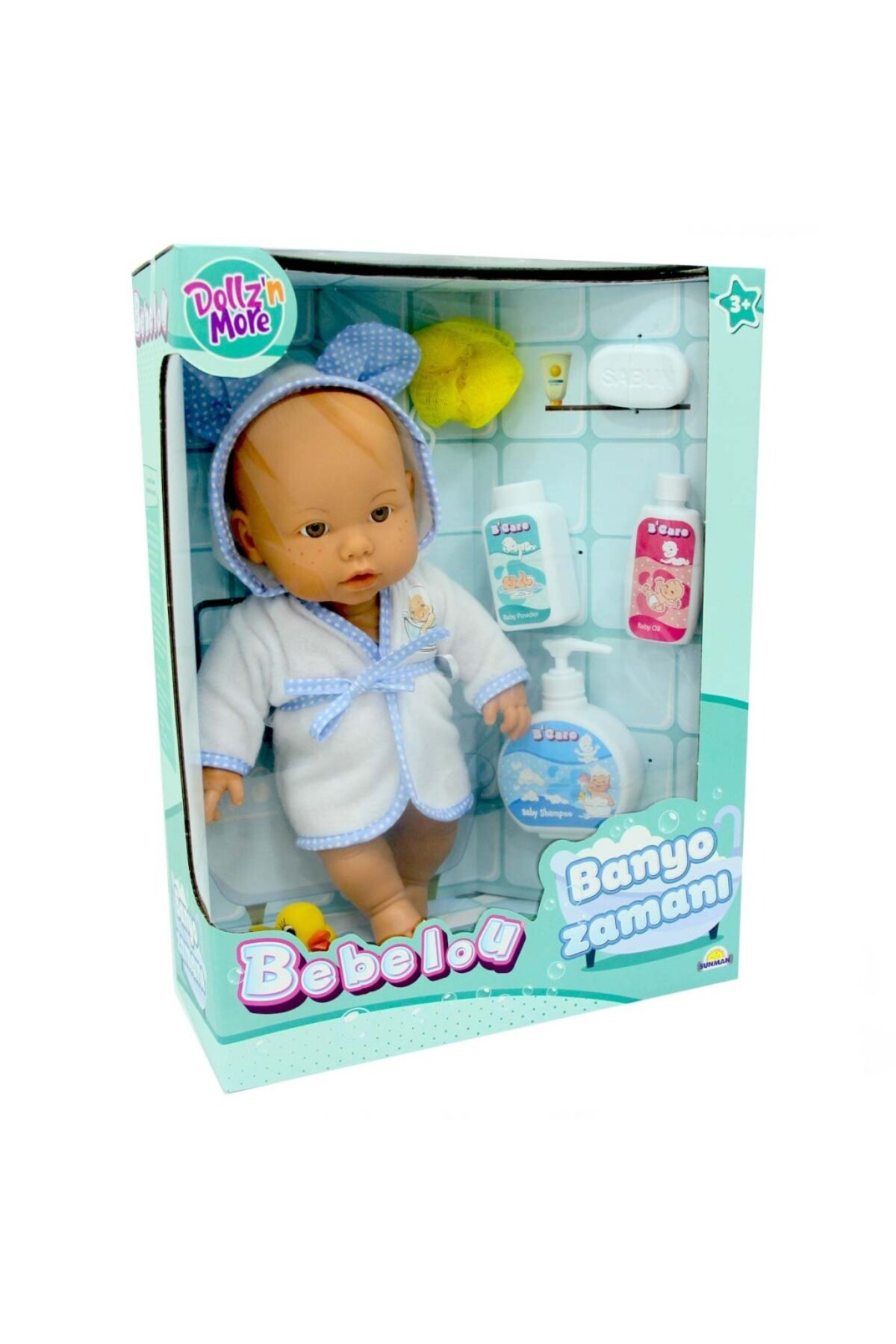 PAZAR DÜNYASI NessiWorldman Bebelou Banyo Zamanı Bebek fotoğrafı 5 (önizleme)