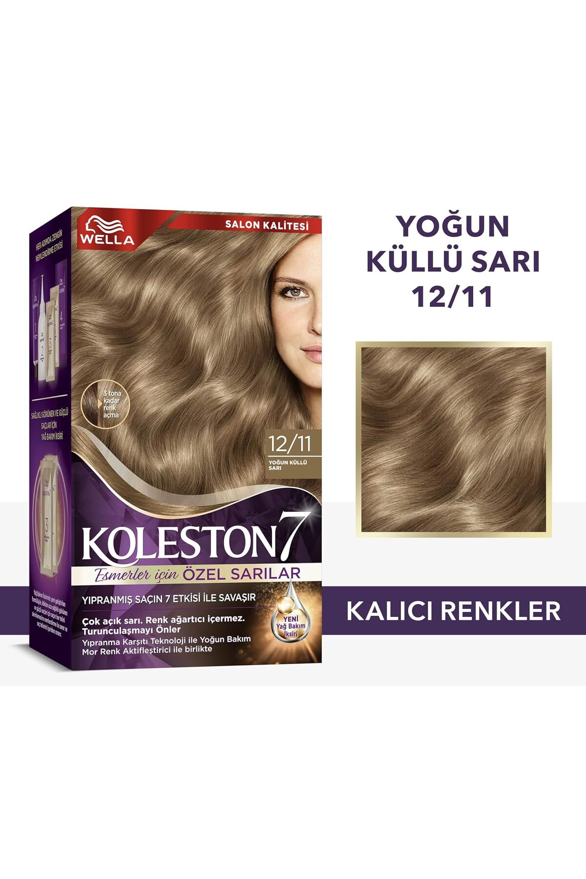 Supreme Kit Saç Boyası 12/11 Yoğun Küllü Sarı — EDCB0DB4K11D5 — تصویر 2 از 3
