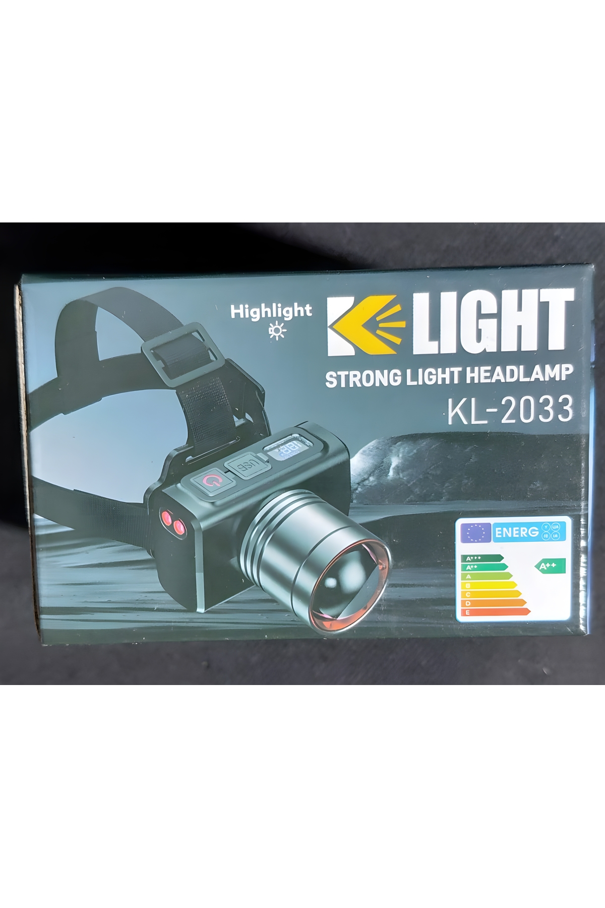 efmues Kafa lambası KL-2033 ultra güçlü power led şarjlı kafa