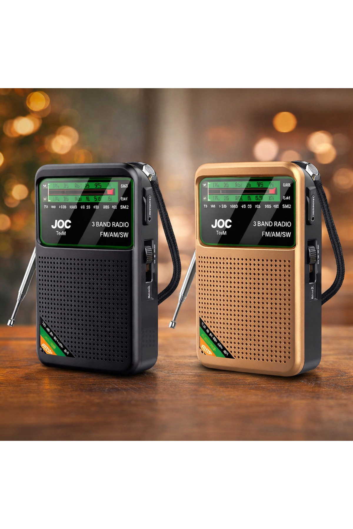 ÇevrimHome Joc Tg 77 Şarjlı Cep Radyosu Fm/Am/Sw Usb Şarjlı Radyo