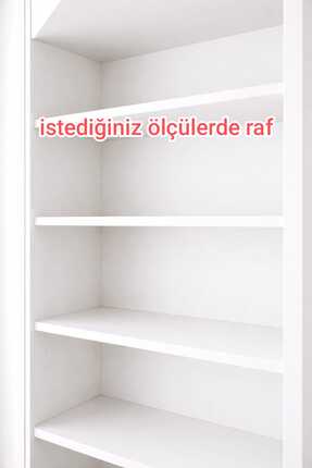 Mavi kare mobilya MDF dolap içi özel ölçü raf 18 mm