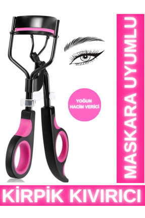 SheMask Kirpik Kıvırıcı Yoğun Maskara Rimel Eyeliner Uyumlu Hacim Veren Profe...