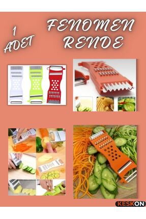 Keskon 1 Adet Çok Amaçlı Sebze Rende ve Spiral Doğrayıcı – Julienne Soyacak A...