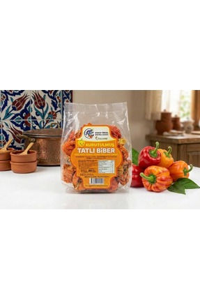 HASAYİNTAP Antep Gaziantep Kurusu Dolmalık Kuru Biber Paket (23-25 adet)