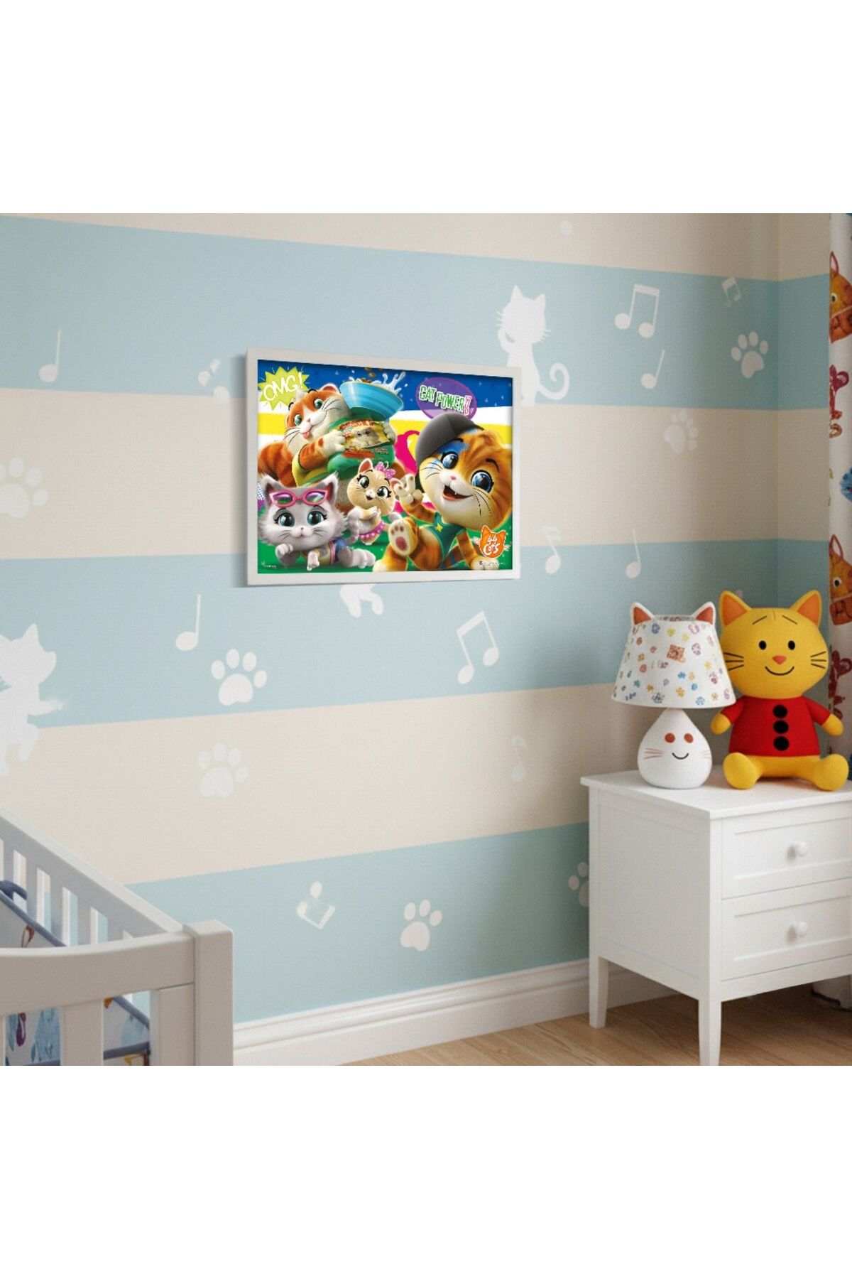 Ks Games 100 Parçalık 44 CAT (44 Kedi) Kız Çocuk Puzzle Yapboz