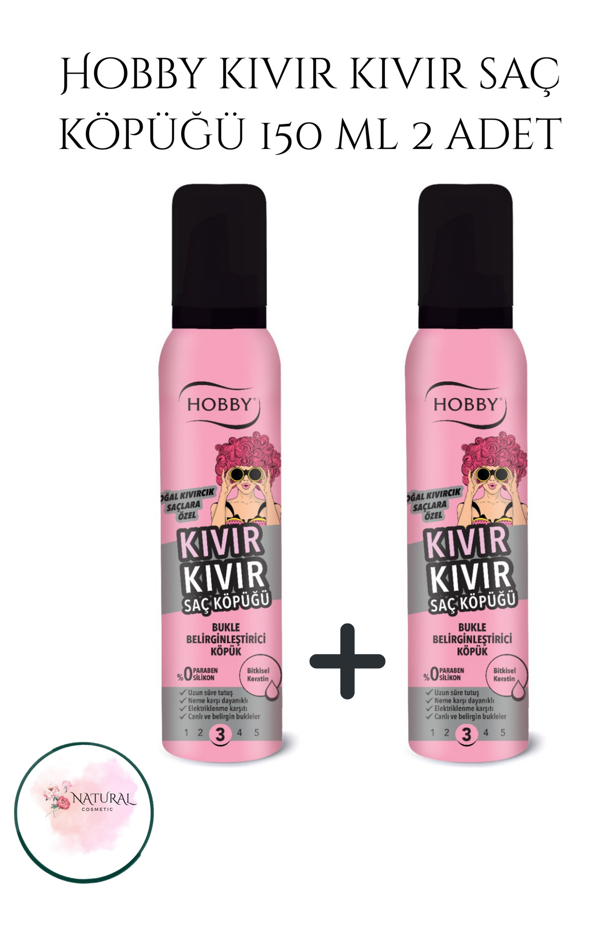 Kıvır Kıvır Saç Köpüğü 150 ml (2 adet) — Kıvır35 — تصویر 2 از 4