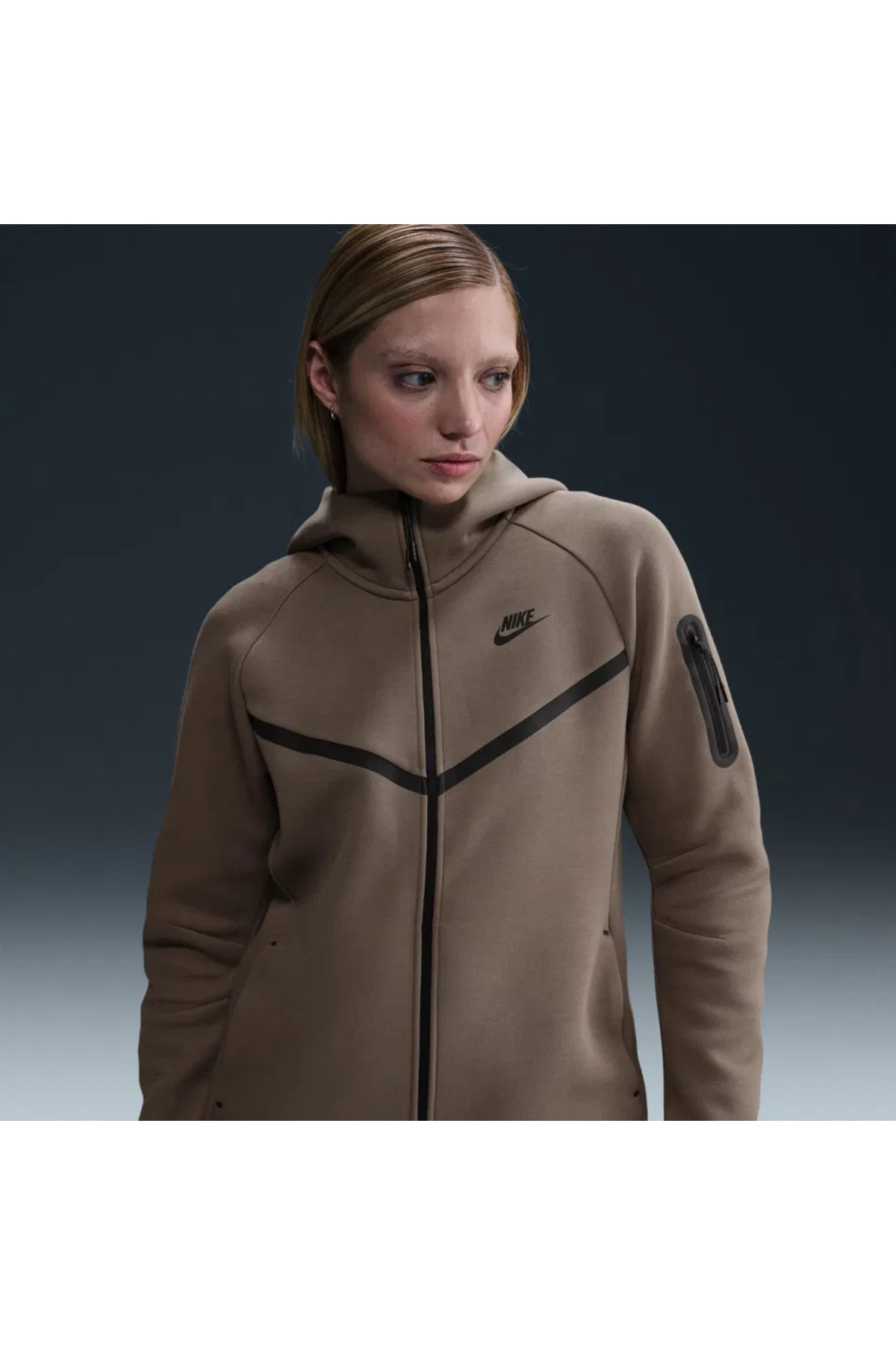 Nike Tech Fleece Windrunner FZ Hoodie 2 Kadın Sweatshirt ASLAN SPORT görsel 4