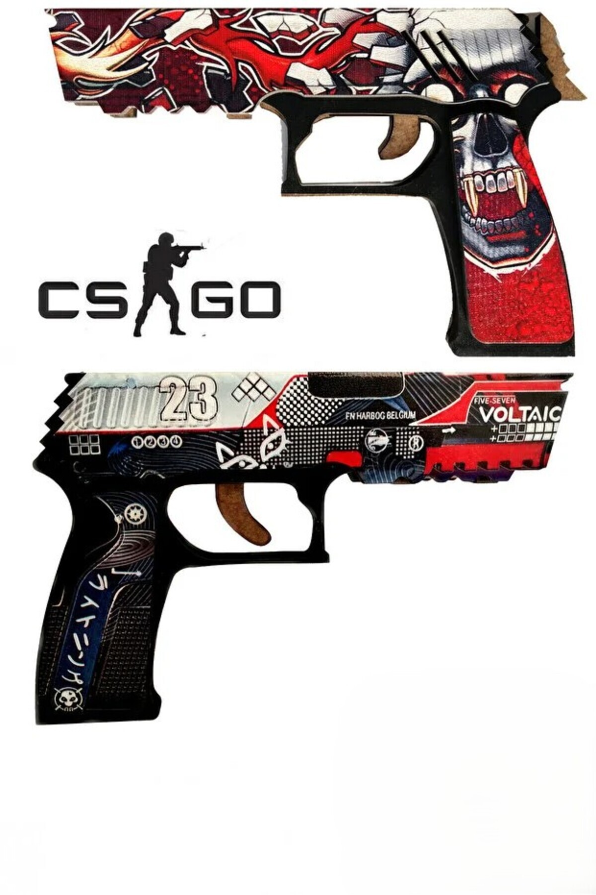 Lunarfall Ahşap Cs Go Bloodsport Ve Kill Confirmed Skin Kaplamalı 2li ...