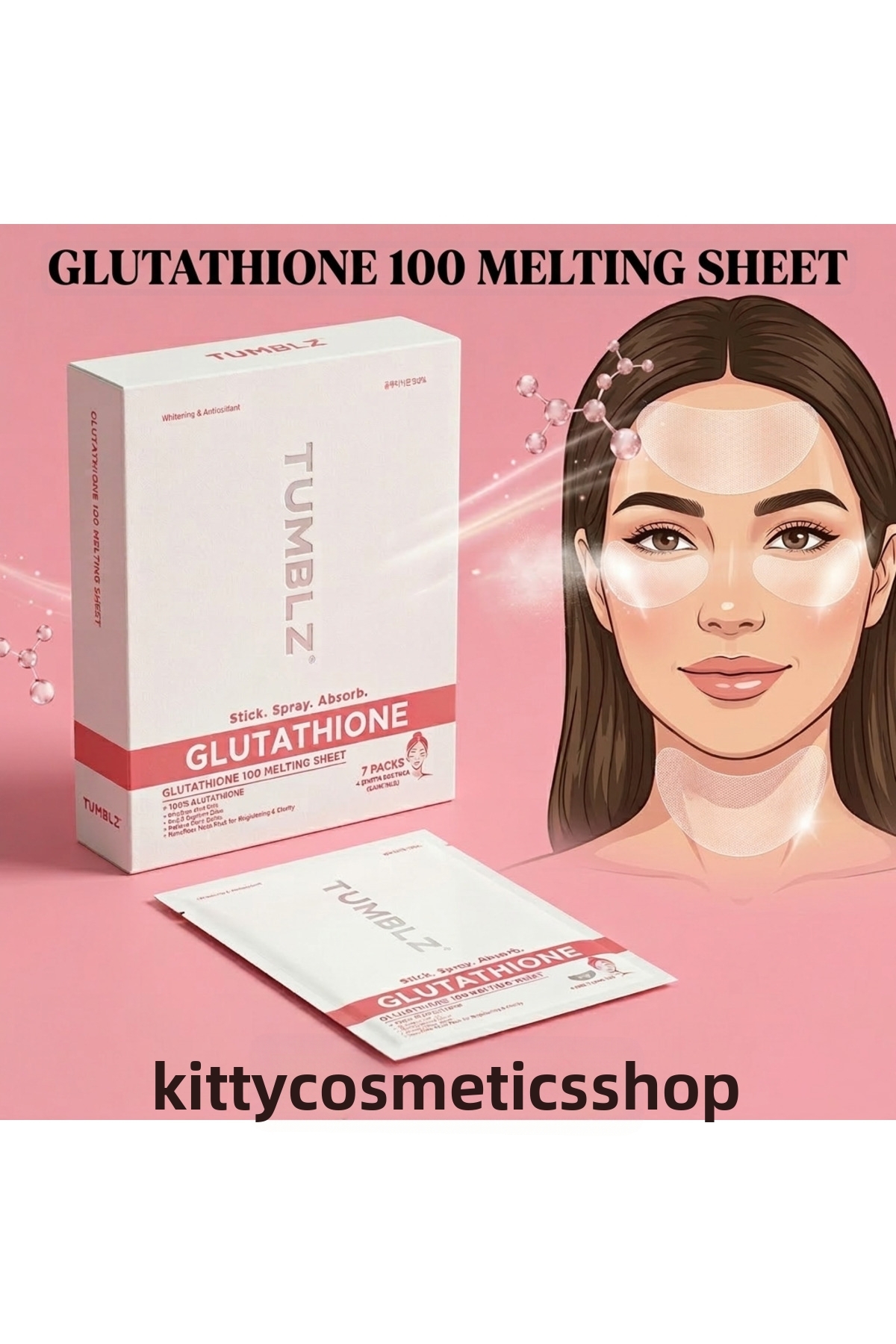 TUMBLZ Basic Melting Sheet 7Pack-Glutathione 100, 7 Packs (Melting Mask)-  Trendyol