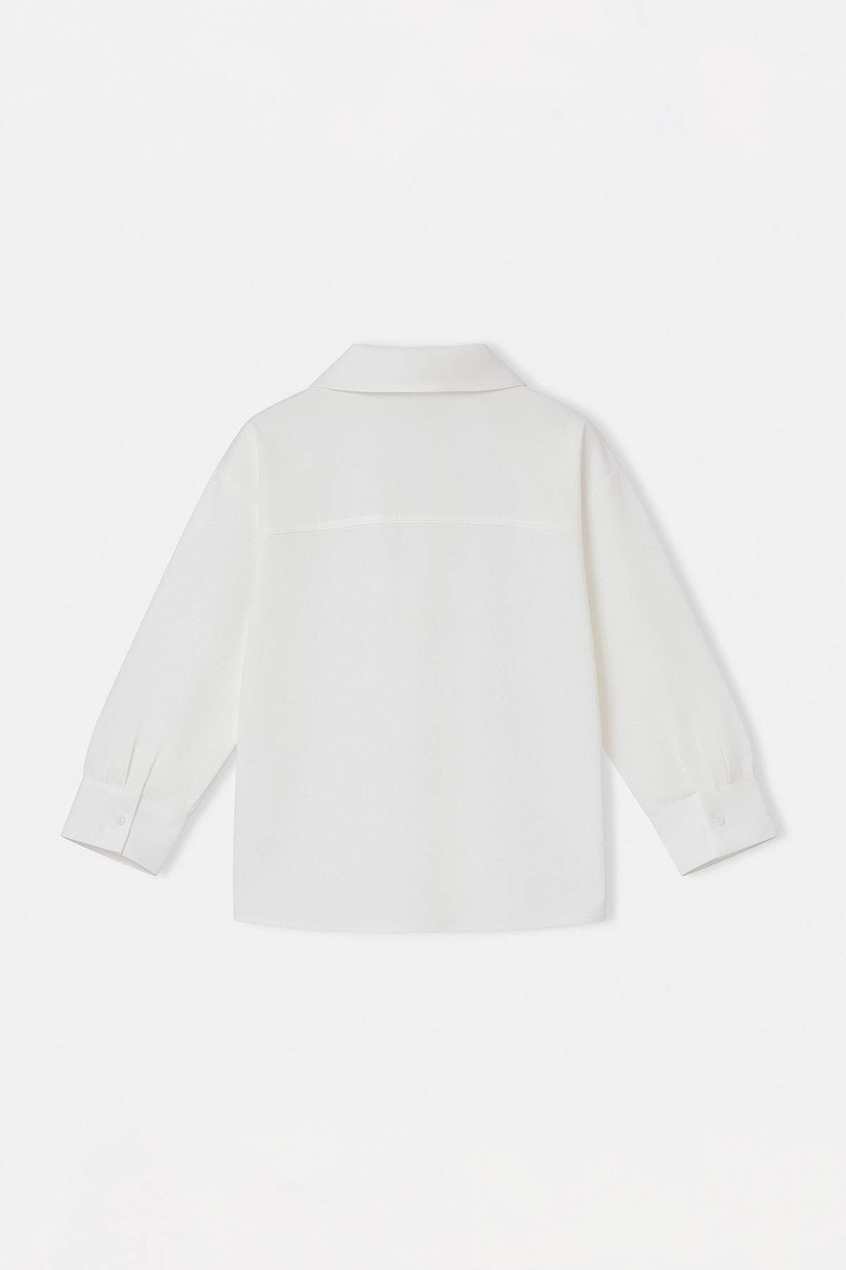 Trendyolmilla  Wardrobe Essentials Beyaz %100 Pamuk Gömlek - Görsel 6