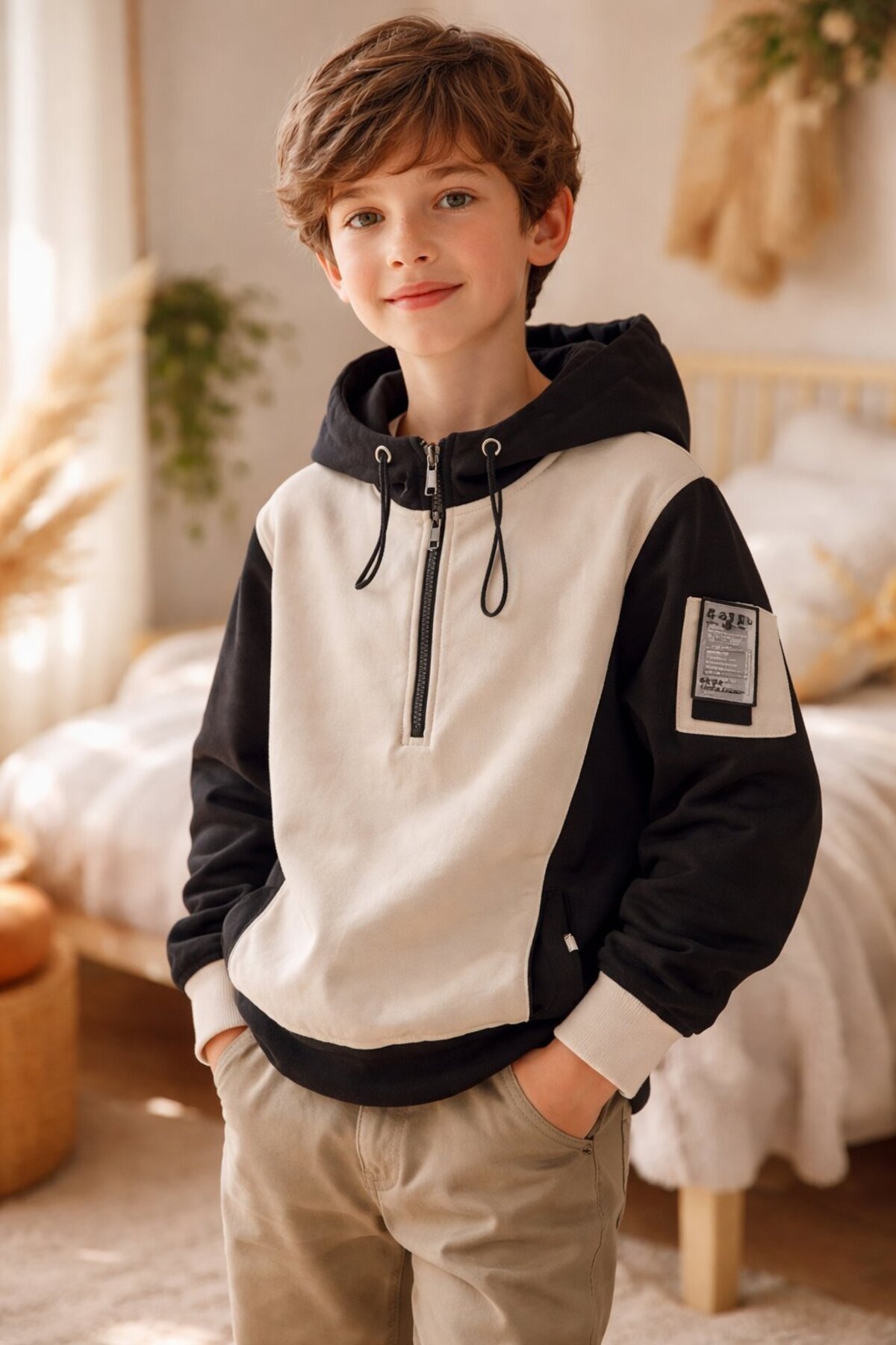 almira anne bebek Çocuk Siyah Sweatshirt - Rahat Ve Şık Seçenekler Çocuklar İçin fotoğrafı 2 (önizleme)