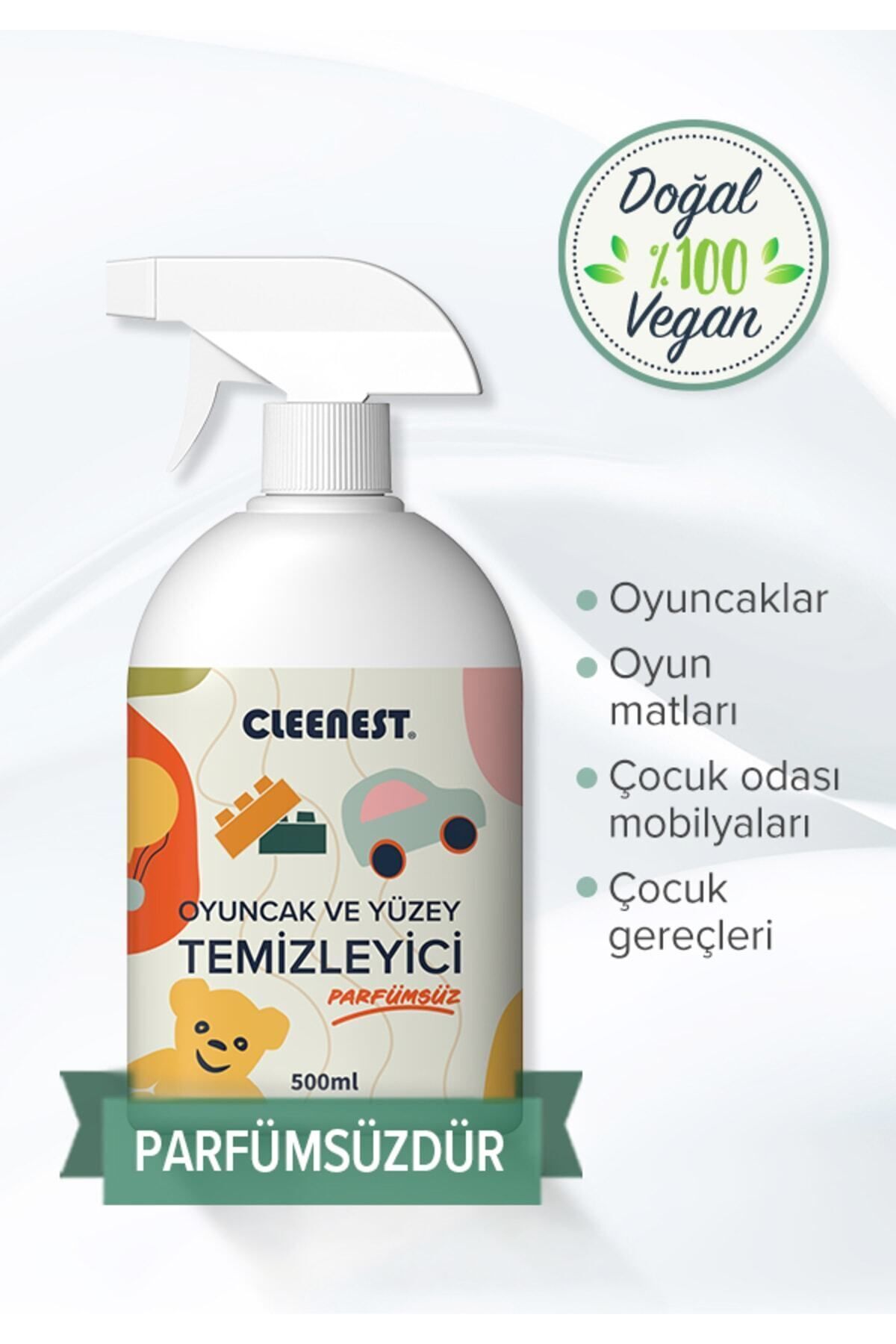 Cleenest Oyuncak Ve Gereç Temizleyici Parfümsüz 500 Ml fotoğrafı 4 (önizleme)
