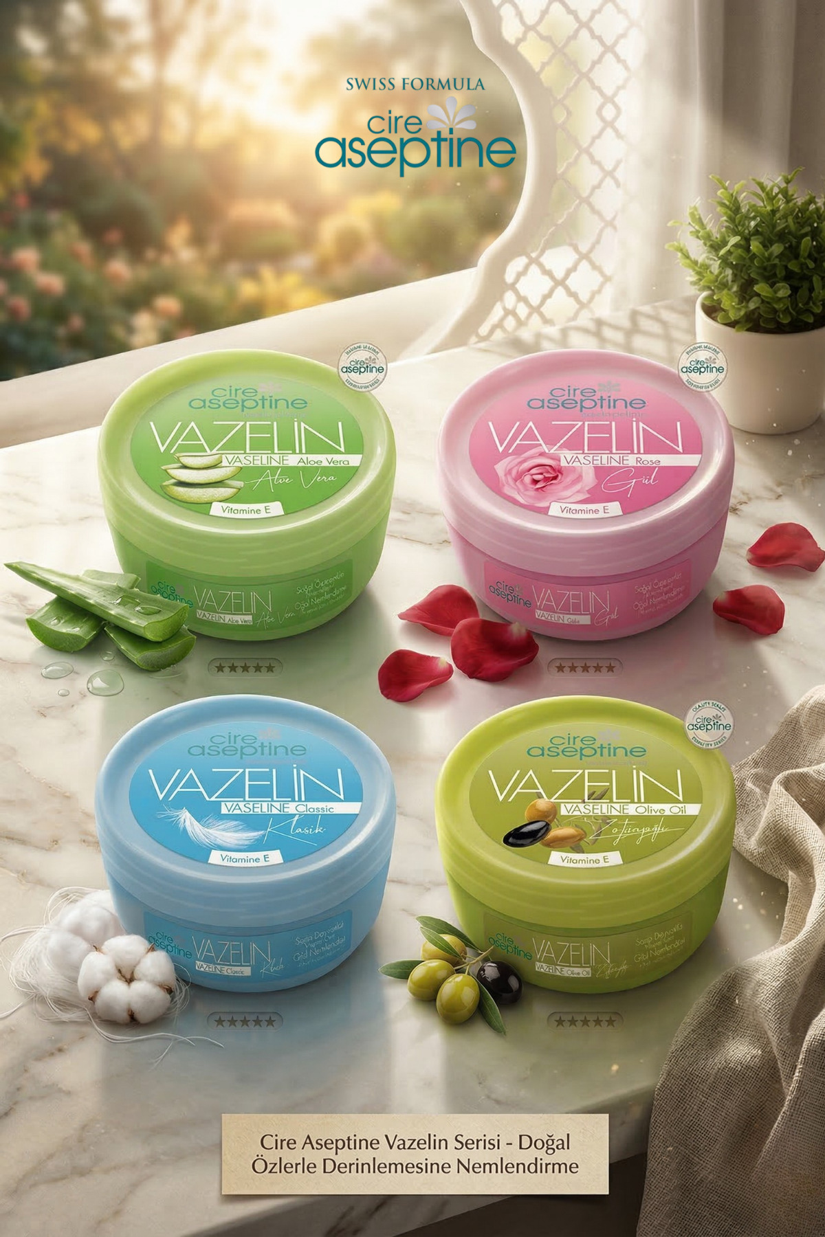 Cire Aceptine 4'lü Karma Paket Vazelin 150 ml X4 — CireAs1 — تصویر 2 از 2