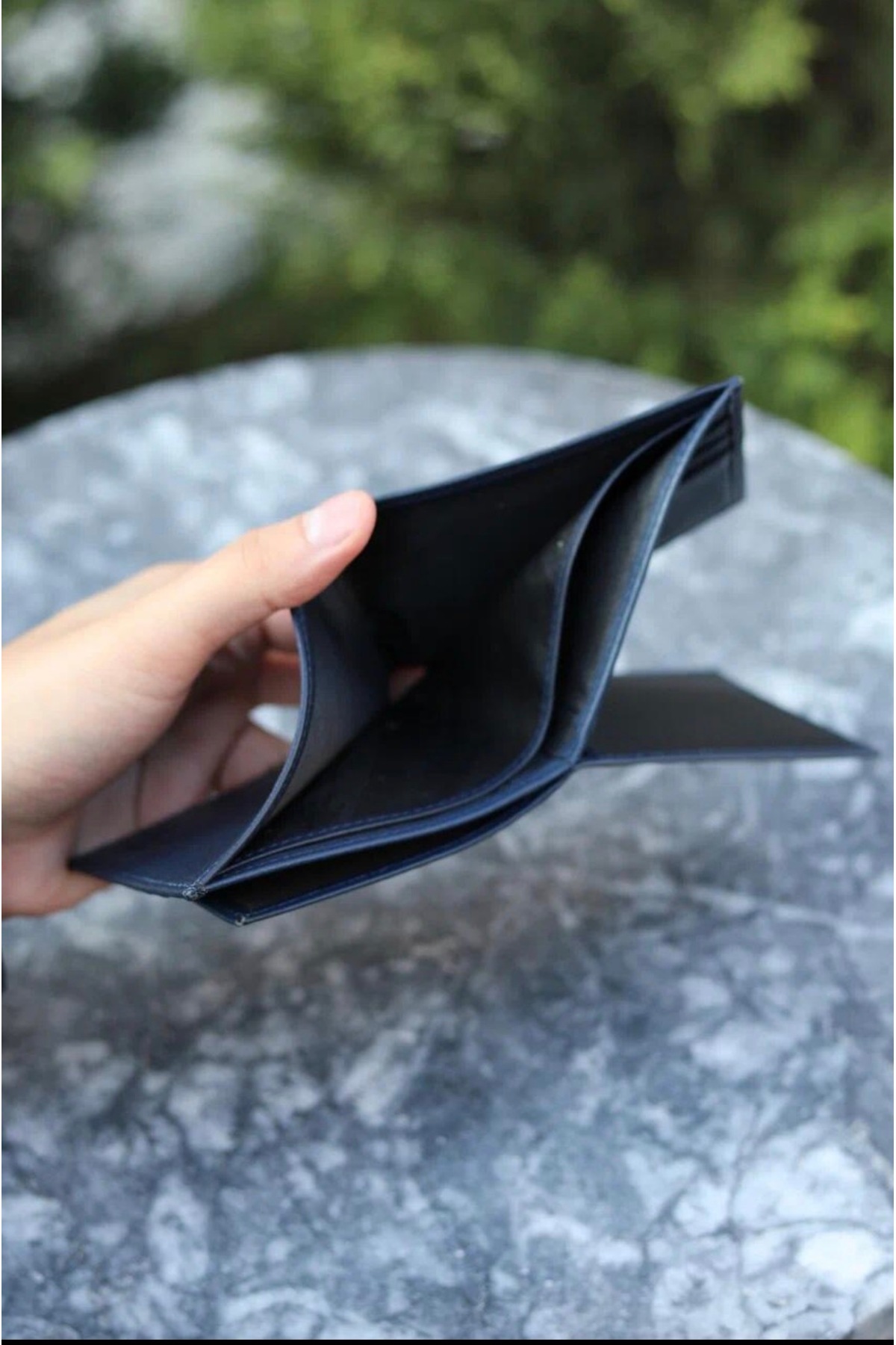 LEWİS POLO  Forse Hakiki Deri Bol Kartlıklı Kullanışlı Lacivert Erkek Cüzdanı - Görsel 4