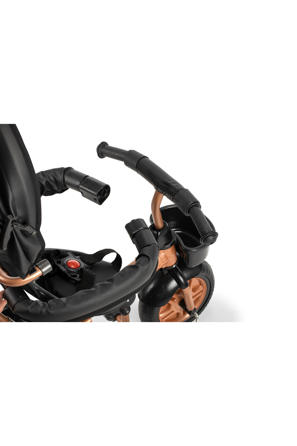 Moje Road Ebeveyn Kontrollü Gold Kasa İtmeli Bebek Bisikleti Gold Taba Rengi fotoğrafı 5 (önizleme)