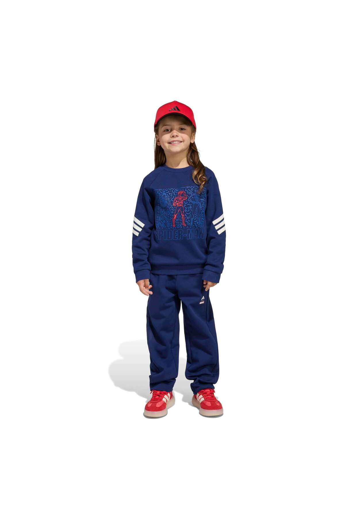 adidas Lk Mrvl Sm Jog Unisex Children's Sports Bottom - Top Set