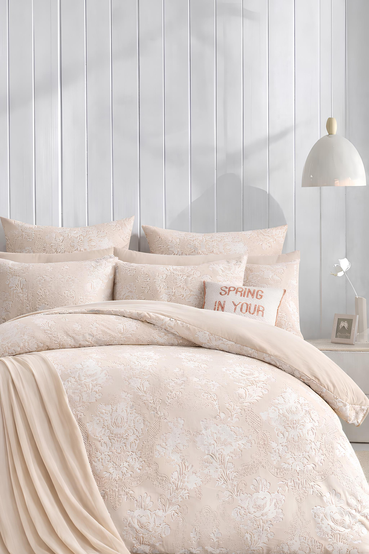 İQON Dupla Royal Beige paplanhuzat szett - gumírozott