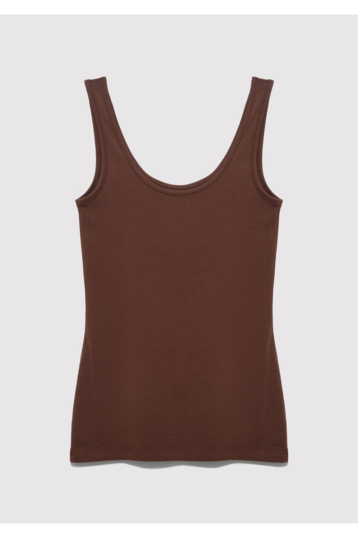 Mavi  2li Kadın Basic Atlet Fitted / Vücuda Oturan Kesim 1611367-87736 - Görsel 6