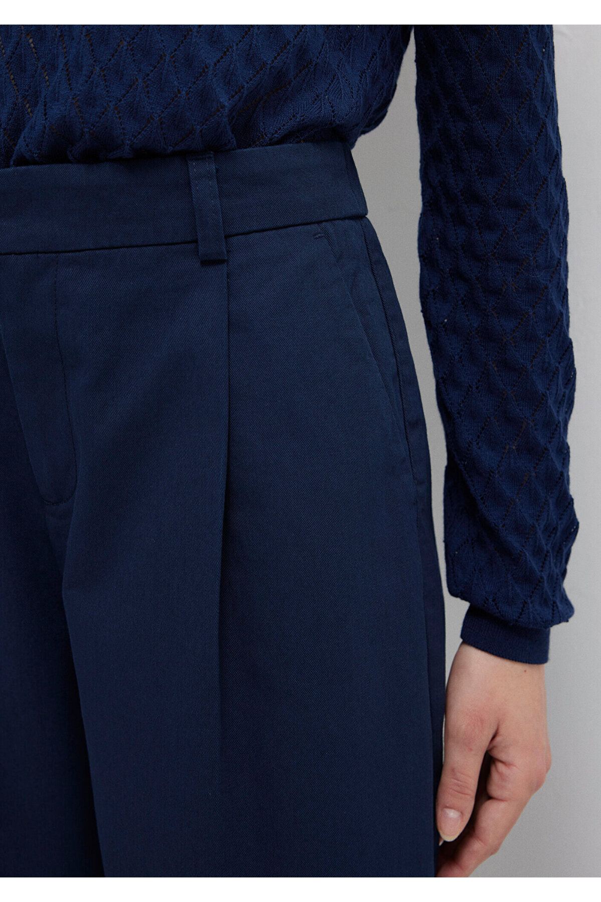 Mavi  Lacivert Pilili Pantolon 1011147-82318 - Görsel 6