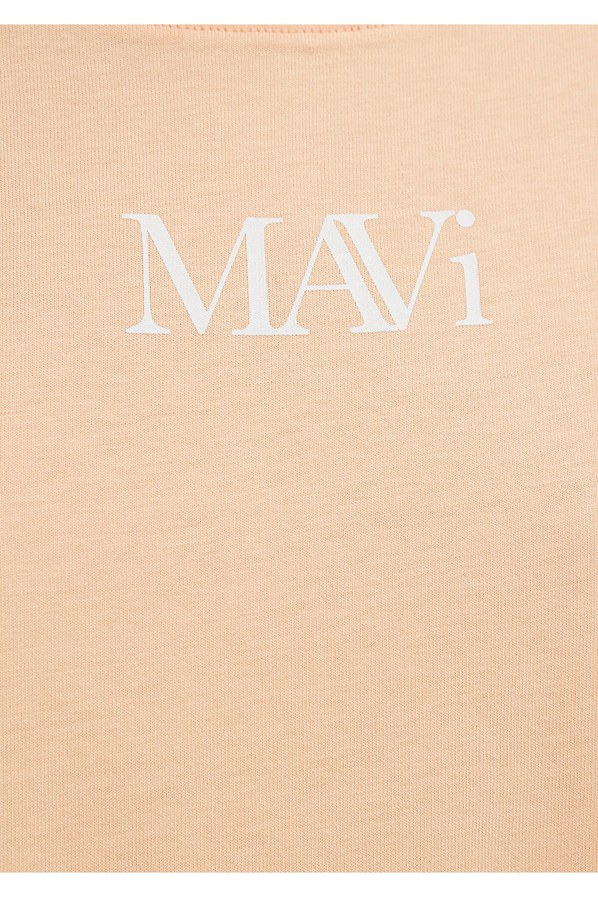 Mavi  Logo Baskılı Turuncu Tişört Oversize / Geniş Kesim 1611593-71220 - Görsel 7